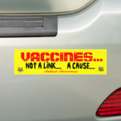 VACCINES...  , Autism Awaren... Bumpersticker (Op auto)