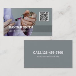 Vaccinonderzoeker QR-code Visitekaartje