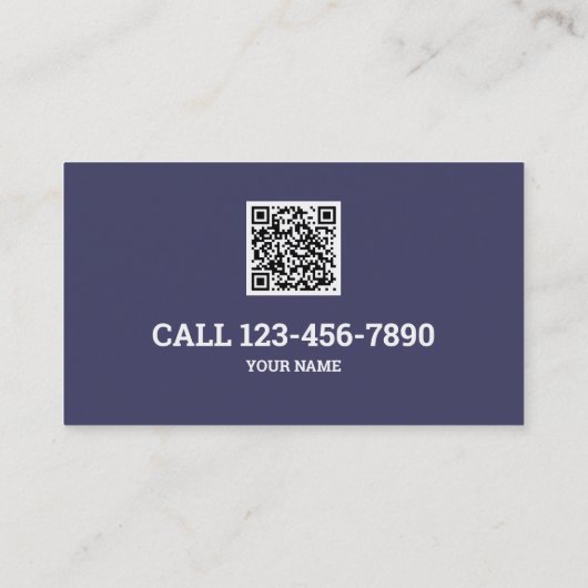 Vaccinonderzoeker QR-code Visitekaartje (Achterkant)