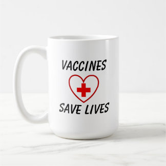 Vaccins redden levens koffiemok
