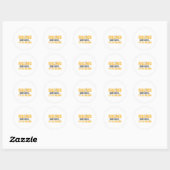 Vaccins redden levens ronde sticker (Vel)
