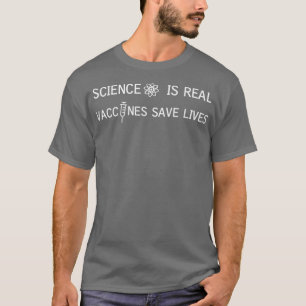 Vaccins sparen levende dieren Pro vaccinatie T-shirt