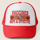 Vaccins veilig en effectief trucker pet (Voorkant)