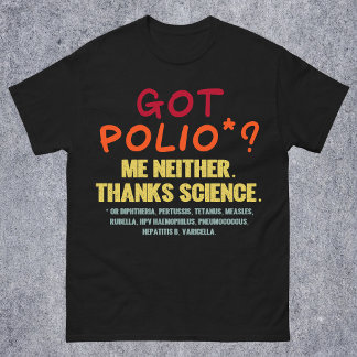 Vaccins Werken Dankzij Wetenschap Epidemiologie St T-shirt