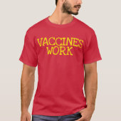 Vaccins werken t-shirt (Voorkant)