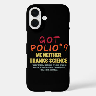 Vaccins Work Bedankt Science Epidemiology Student iPhone 16 Hoesje
