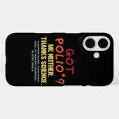 Vaccins Work Bedankt Science Epidemiology Student Case-Mate iPhone Case (Achterkant (horizontaal))