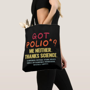 Vaccins Work Bedankt Science Epidemiology Student Tote Bag