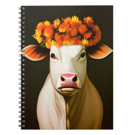 Vache fleurie notitieboek (Voorkant)