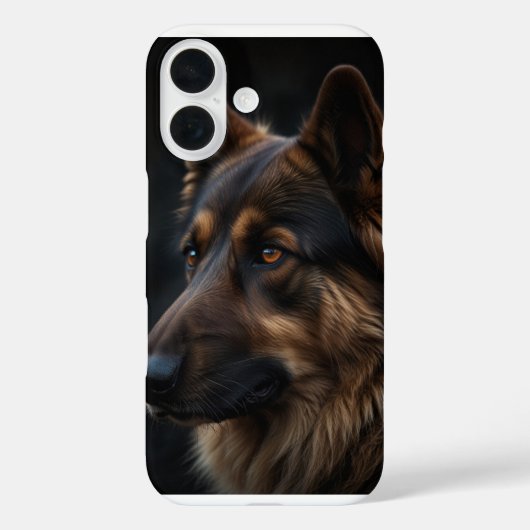 vacht van een Duitse herder Case-Mate iPhone Case (Achterkant)