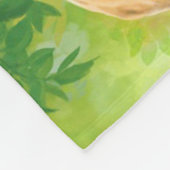 Vachtdeken/Luipaard Fleece Deken (Hoek)