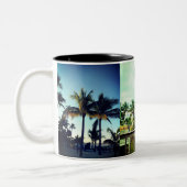 Vaciliteit palmbomen tweekleurige koffiemok (Links)