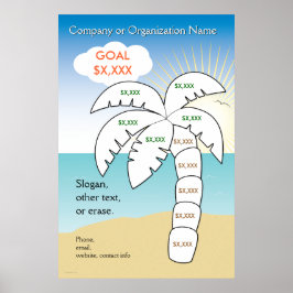 Vackdoelstelling palmbomen poster