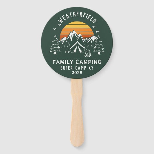 Vacking en Camping van de Familie van de douane Handwaaier (Voorkant)