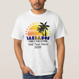 Vacking in de Barbados-reeks T-shirt