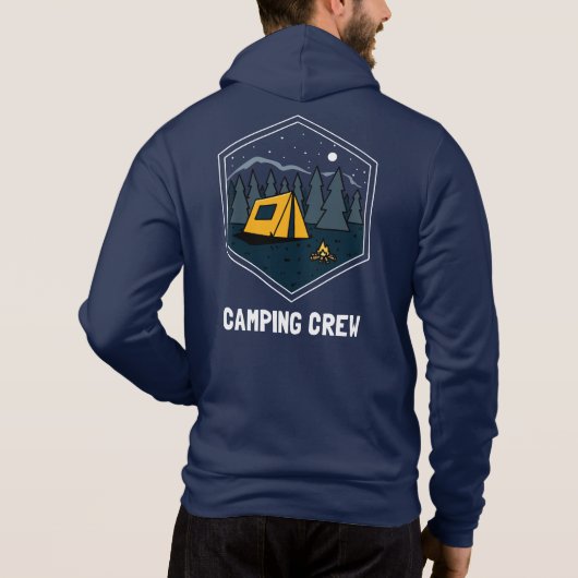 Vacking van de Familie van de Camping Matching Hoodie (Achterkant)