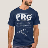 Václav Havel Airport Prague PRG T-Shirt (Voorkant)