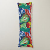 Vaclav Spala Nog leven met peren Red Blu Lichaamskussen (Voorkant Verticaal)