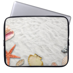 Vacties strandzomerzon laptop sleeve
