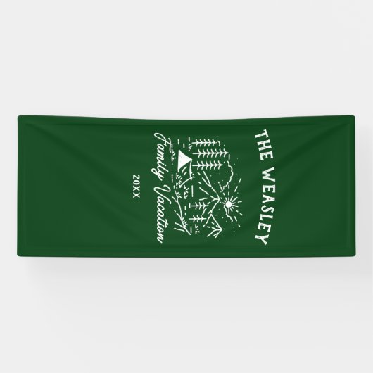 Vactuurreis van de  Camping Family Spandoek (Horizontaal)