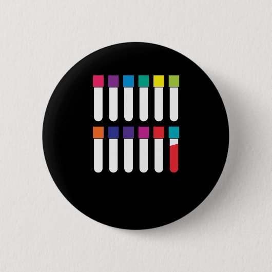 Vacutainer Bloedflebotomie Flebotomist Gift Ronde Button 5,7 Cm (Voorkant)