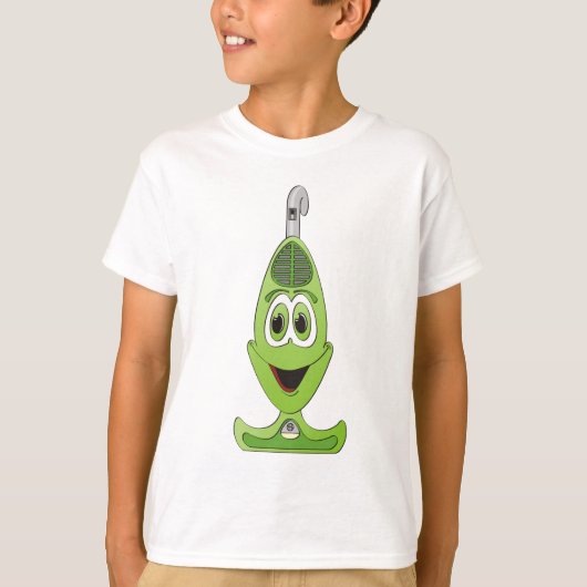 Vacuüm Cartoon Green T-shirt (Voorkant)
