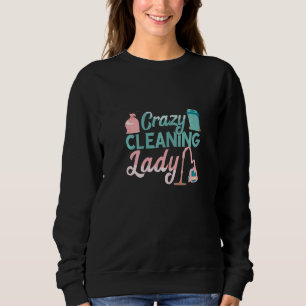 Vacuum Cleaner Crazy Cleaning Lady Trash Bag House Trui