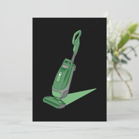 Vacuum Cleaner Housekeeper Woonruiming G Bedankkaart (Staand voorkant)