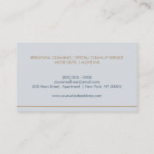 Vacuum Cleaner Maid Janitorial Cleaning pro Visitekaartje (Achterkant)
