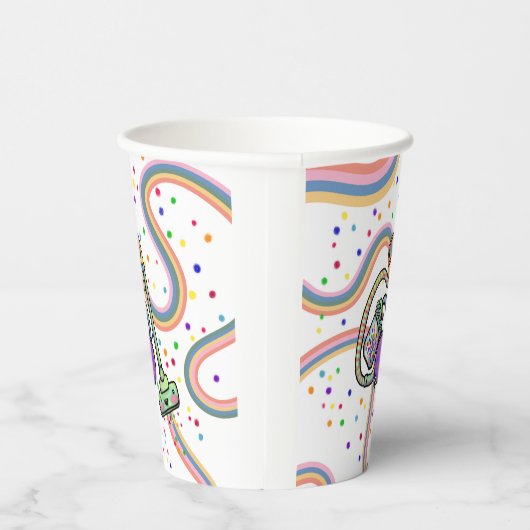 Vacuüm Party Cups Papieren Bekers (Rechts)