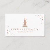 Vacuum professioneel vormgeven & huisreiniging visitekaartje (Voorkant)