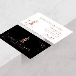 Vacuum professionele schoonmaakprogramma's en kant visitekaartje