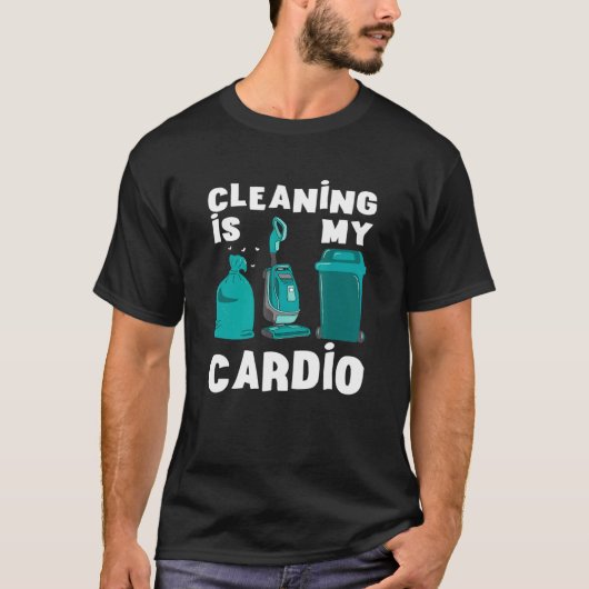 Vacuum reinigingsdoekje Cardio Cleaning Trash Bag T-shirt (Voorkant)