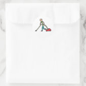 vacuüm ronde sticker (Tas)