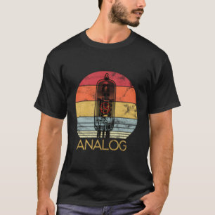 Vacuümbuis Analoge Audio Valve Amp Hi Fi of Gitaar T-shirt