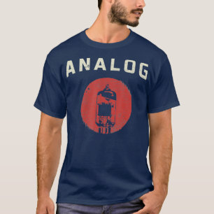 vacuümbuis analoge  retro 80s 90s t-shirt