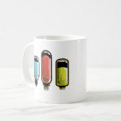 vacuümbuis koffiemok (Voorkant links)