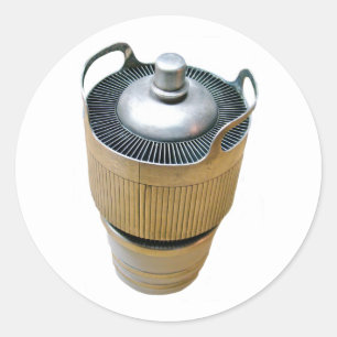 Vacuümbuis met hoog vermogen ronde sticker