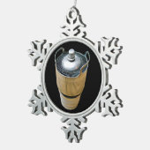 Vacuümbuis met hoog vermogen tin sneeuwvlok ornament (Rechts)