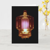 Vacuümbuis voor gloeiende zender kaart (Gele Bloem)