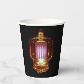 Vacuümbuis voor gloeiende zender papieren bekers (Voorkant)