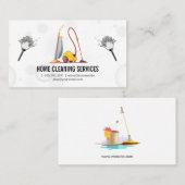 Vacuümen en stuwstoffen | Bubbles Visitekaartje (Voorkant / Achterkant)