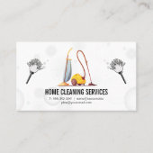 Vacuümen en stuwstoffen | Bubbles Visitekaartje (Voorkant)