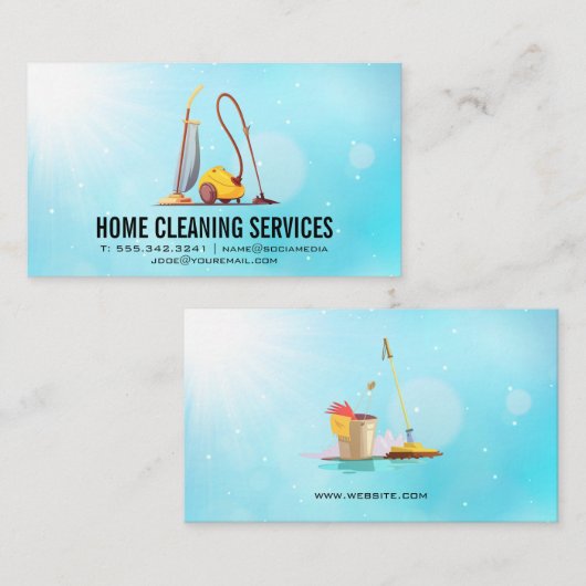 VacuümLogo Visitekaartje (Voorkant / Achterkant)