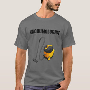 Vacuumoloog T-shirt Vacuümen met geluidsdemper