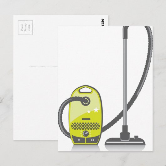 Vacuümreiniger Briefkaart (Voorkant / Achterkant)