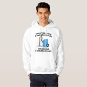 Vacuümreiniger Hoodie (Voorkant volledig)