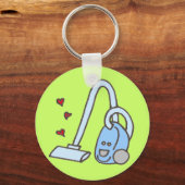 Vacuümreiniger met hart sleutelhanger (Voorkant)