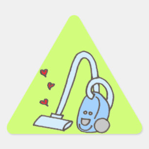 Vacuümreiniger met hart sticker