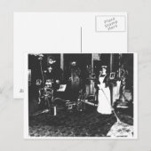 Vacuümreiniger op het werk briefkaart (Voorkant / Achterkant)